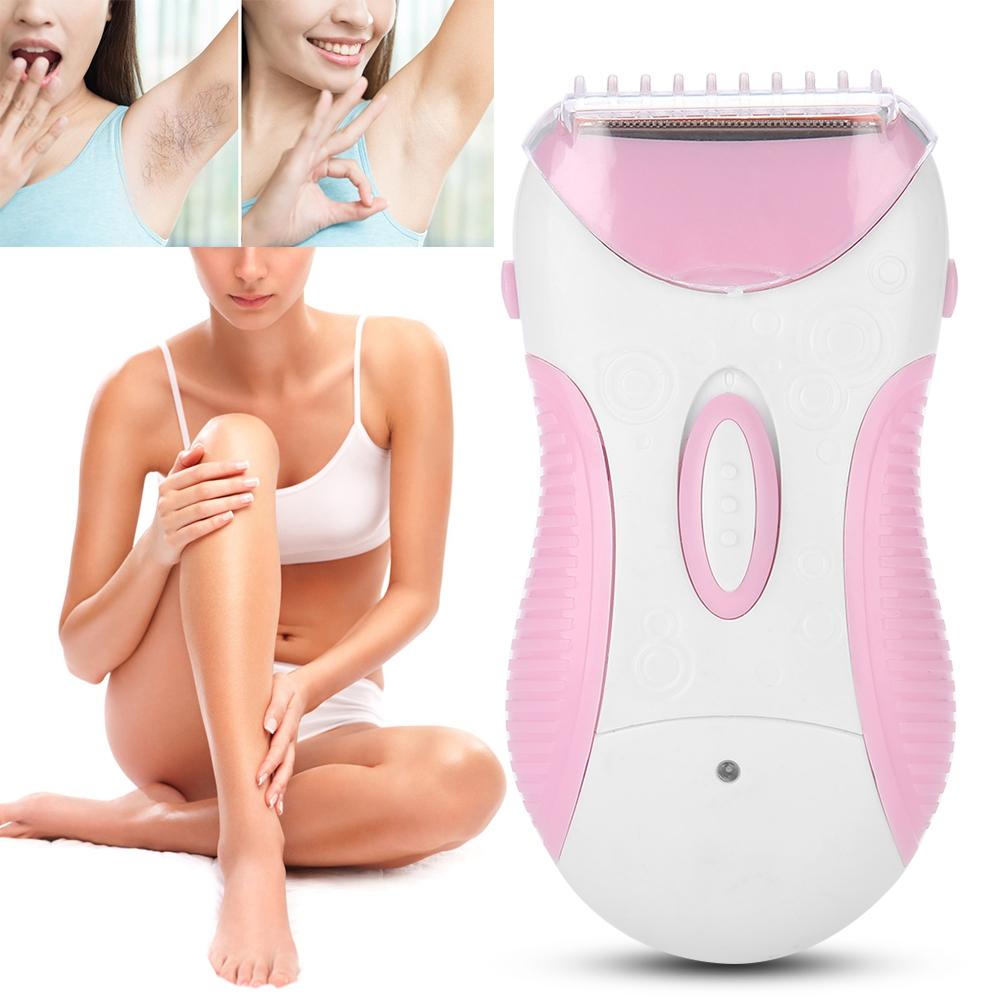 Women\'s Electric Epilator Painless Hair Removal Rechargble for Armpit Bikini Legs
