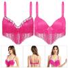 Women Nightclub Sequin Tassel Halter Bra Performance Top Belly Dance Bra Show Costumes