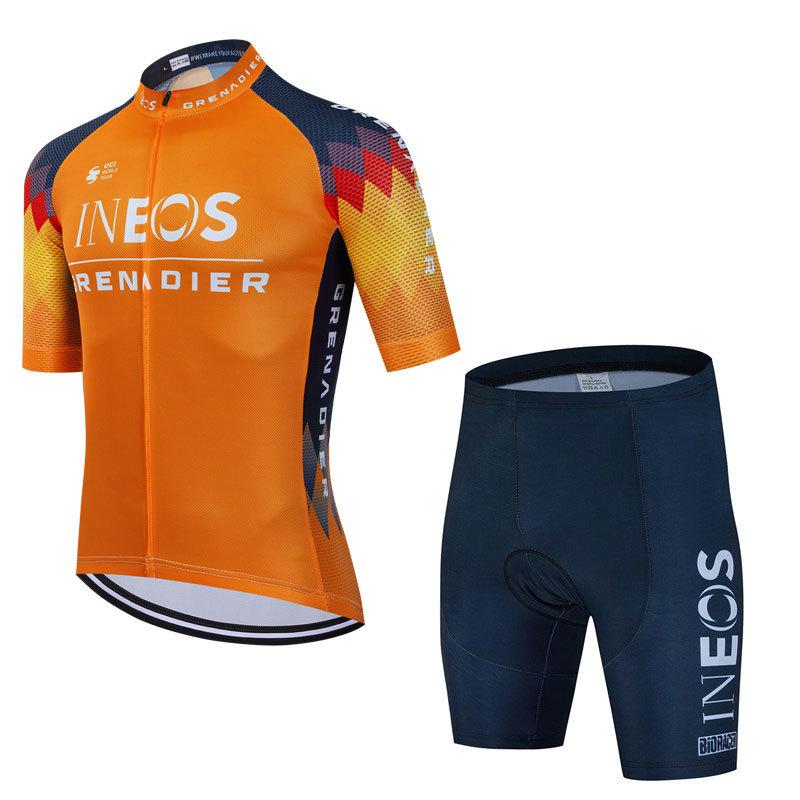 

2026 Summer Breathable Cycling Suit Bicycle Sweatshirt Men s Road Cycling Clothing Summer Bicycle Strap Suit 5XL