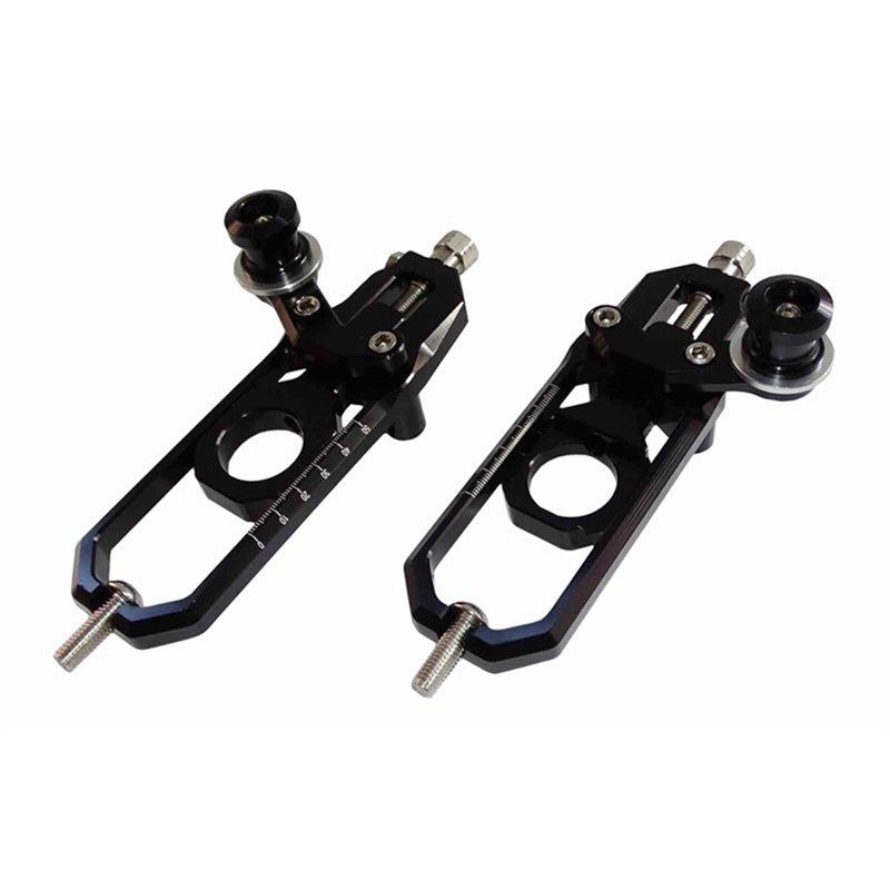 Tensioners Chain Adjusters Rear Wheel Axle Blocks Swivel Swingarm Spool For GSXR 600 750 2011-2026
