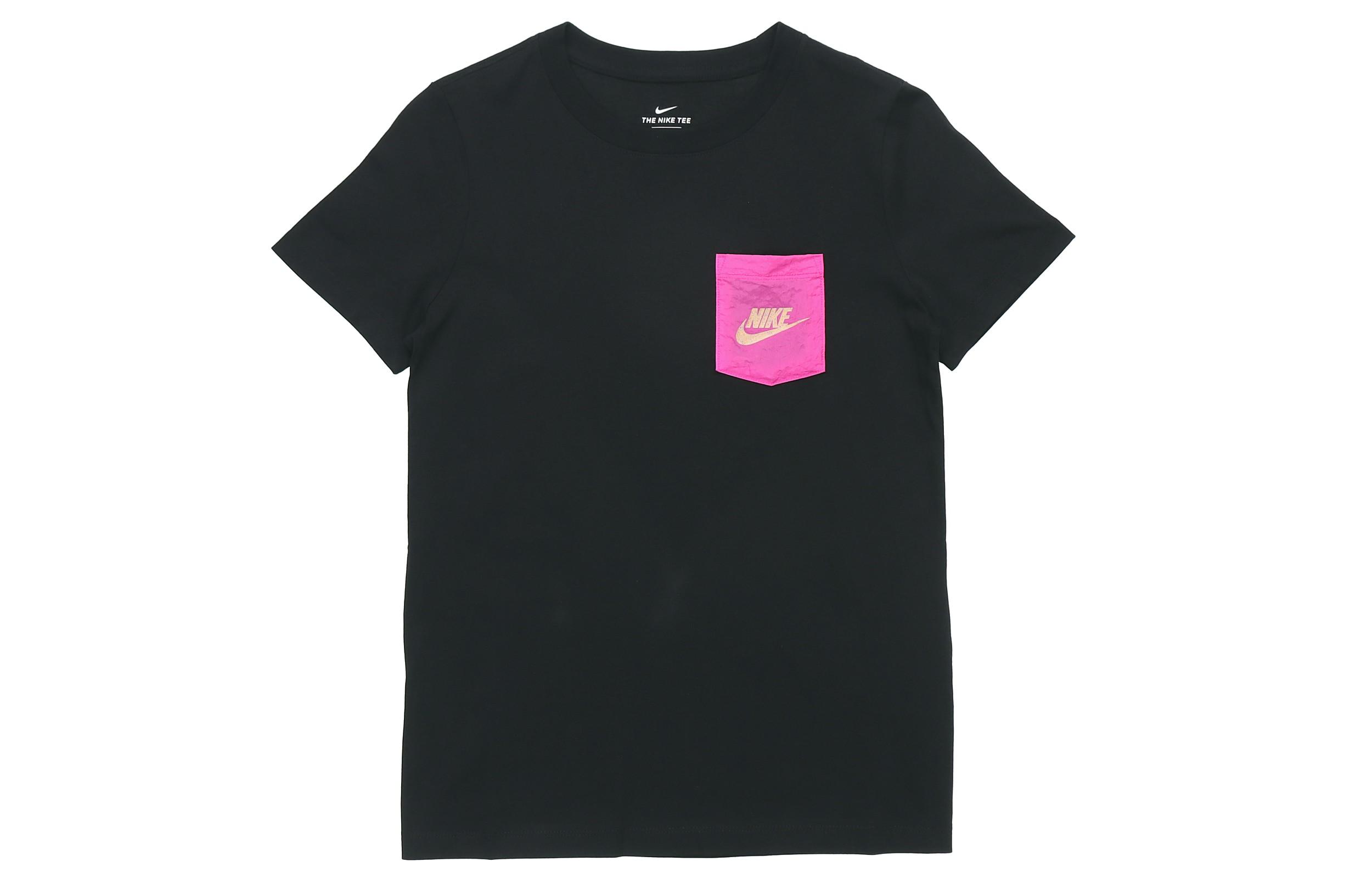 

Nike T Shirts Women s Crew Neck Moderate Straight Fit CT8855-010 S