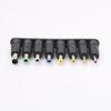  8Pcs Universal Power DC Adapter 8 Tips Head Charger Supply For Laptop PC