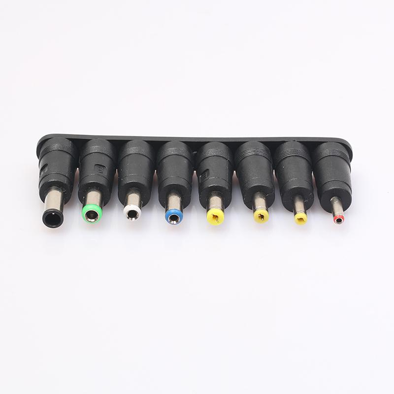  8Pcs Universal Power DC Adapter 8 Tips Head Charger Supply For Laptop PC