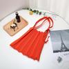 New Korean Style Pleated Knitted Shoulder Handbag for Women