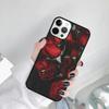 Red Rose Phone Case Cover For iPhone 17 Air 15 16 14 12 11 13 Pro MAX Plus Coque