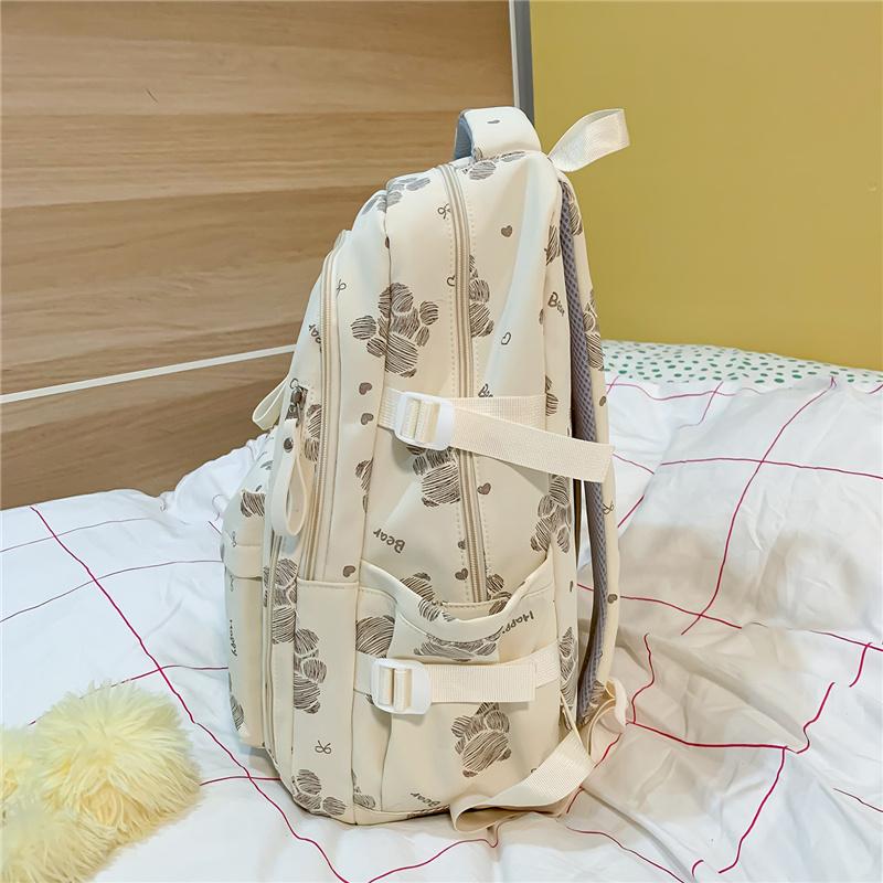 Preppy Schoolbag Women's Large Capacity Backpack Lightweight Backpack