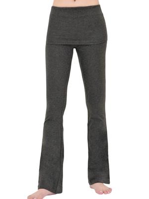 Loopa Yoga Long Shifuku Yoga Hot Sports Charbon Taille M Pantalon 2-en-1, Bas, Pantalon, Coton, Vêtement, Yoga, Fitness, / Gris,