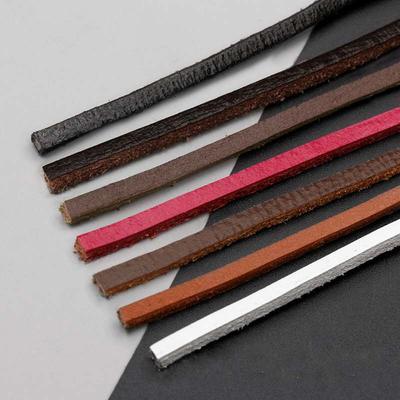 1 Pair 100CM Solid Shoe Laces Leather Square Shoelaces Used for Men and Women Martin Boots Casual Leather Shoes Retro Shoelace