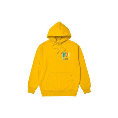 Palace Tri-Emb Hood Yellow Unisex Tops P22HD102