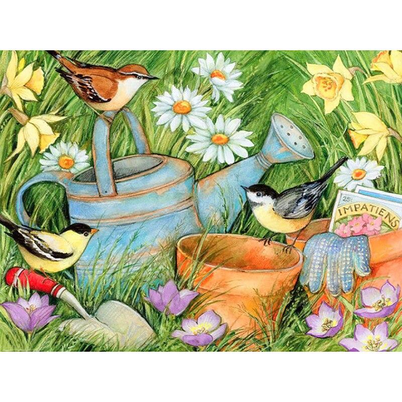 5D DIY Diamond Painting Landscape Full Round Drill Flower Scenery Daimond Embroidery Rhinestone Cross Stitch Home Decor