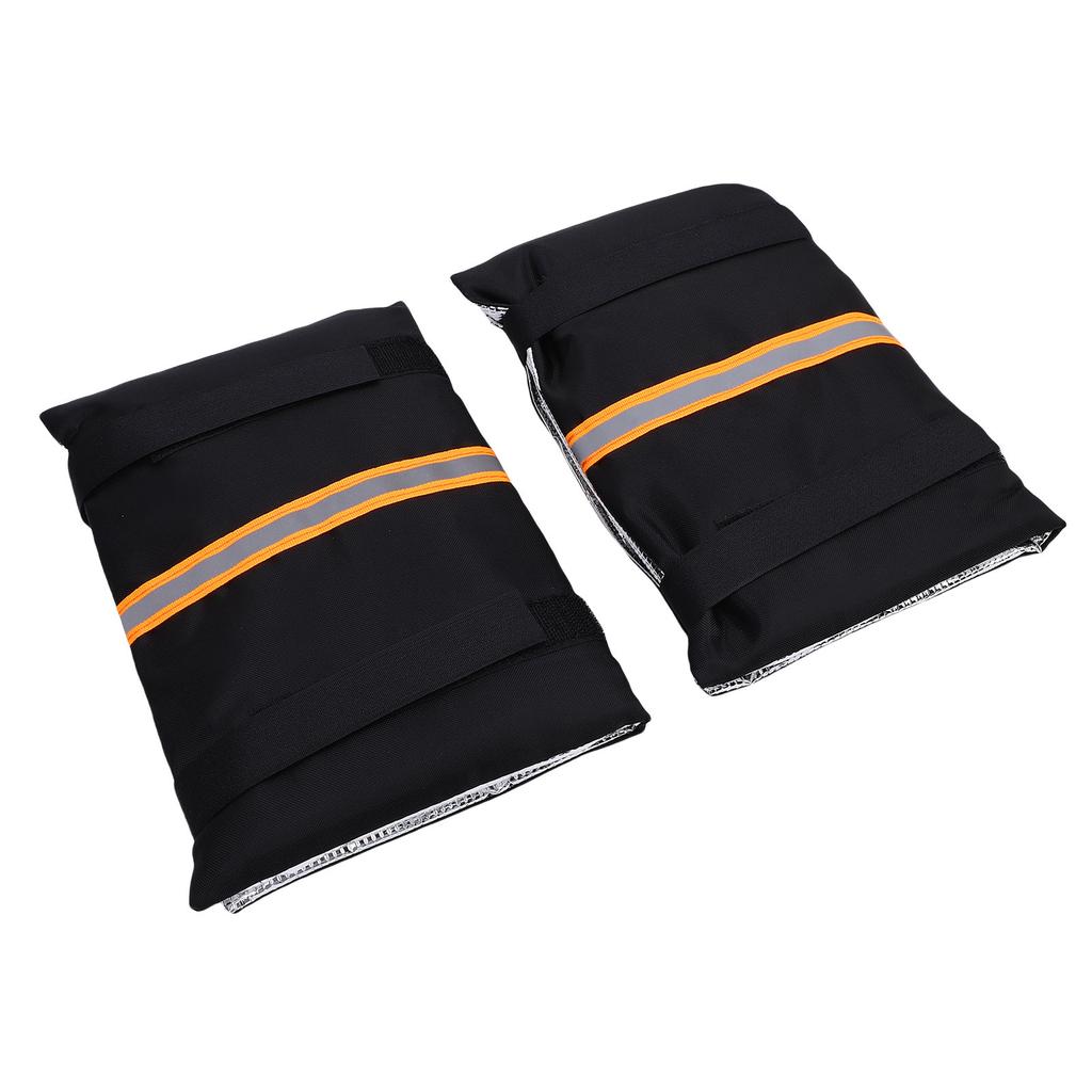 2pcs Outdoor Faucet Covers Insulated Hose Bib Covers with Reflective Strip Water Proof Freeze Faucet Insulation Socks Wrap 210D Oxford Fabric