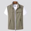 Nuovo Gilet Casual da Uomo ad Asciugatura Rapida Giacca Semplice Monocolore da Uomo Abbigliamento Maschile Comodo e Leggero Giacca Oversize