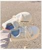 Girls' White Spring 2026 Breathable Thick-Sole Casual Sneakers, Non-Slip & Fashionable
