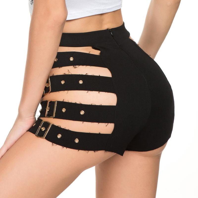 Sexy High Waist Hot Pants Women Ripped 