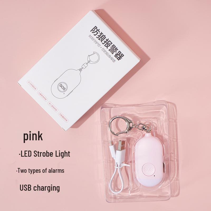 

Portable Personal Alarm for Women: High-Decibel Screamer with Flashlight for Self-Defense