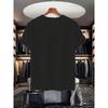 European size T-Shirt for Men, Casual Tops Suitable for Outings, Fashionable Comfortable Casual Wear Crew Neck T-shirt