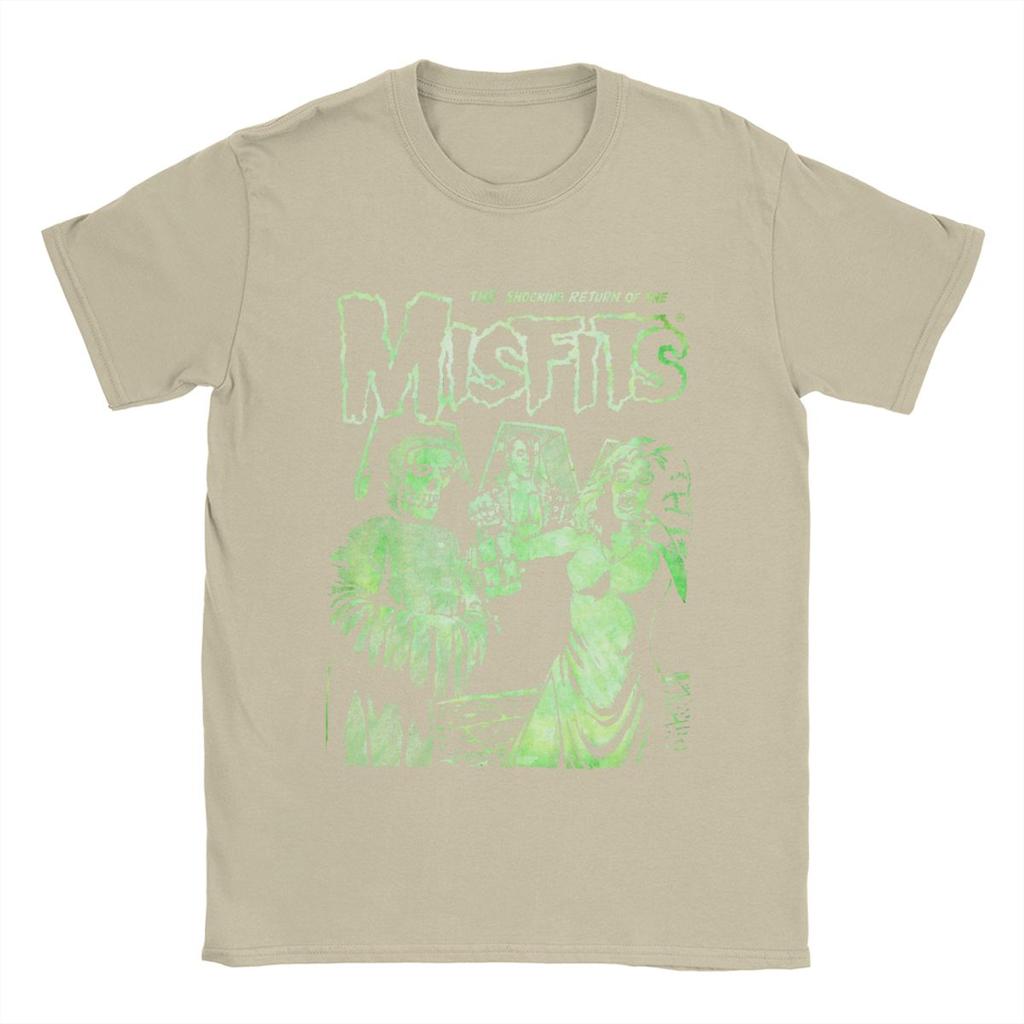 Men T-Shirt The Misfits The Return Funny Pure Cotton Tees Short Sleeve T Shirt O Neck Tops 4XL 5XL 6XL