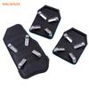 Universal Anti-Slip Aluminum Alloy Pedal Covers for Manual Transmission: Brake, Clutch, Accelerator