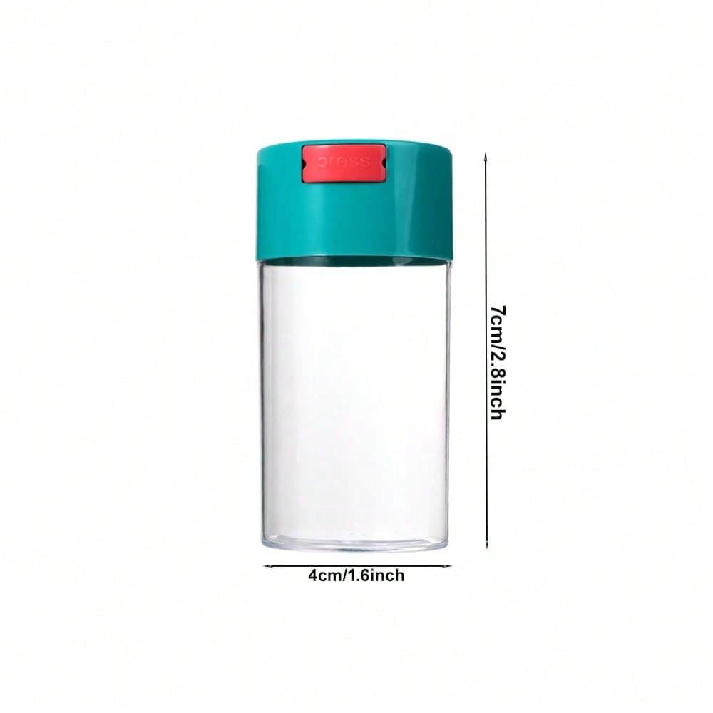 

Acrylic Air Tight Mini Jar 60mL 2oz. - Colored Lid Clear Bottom зелёный