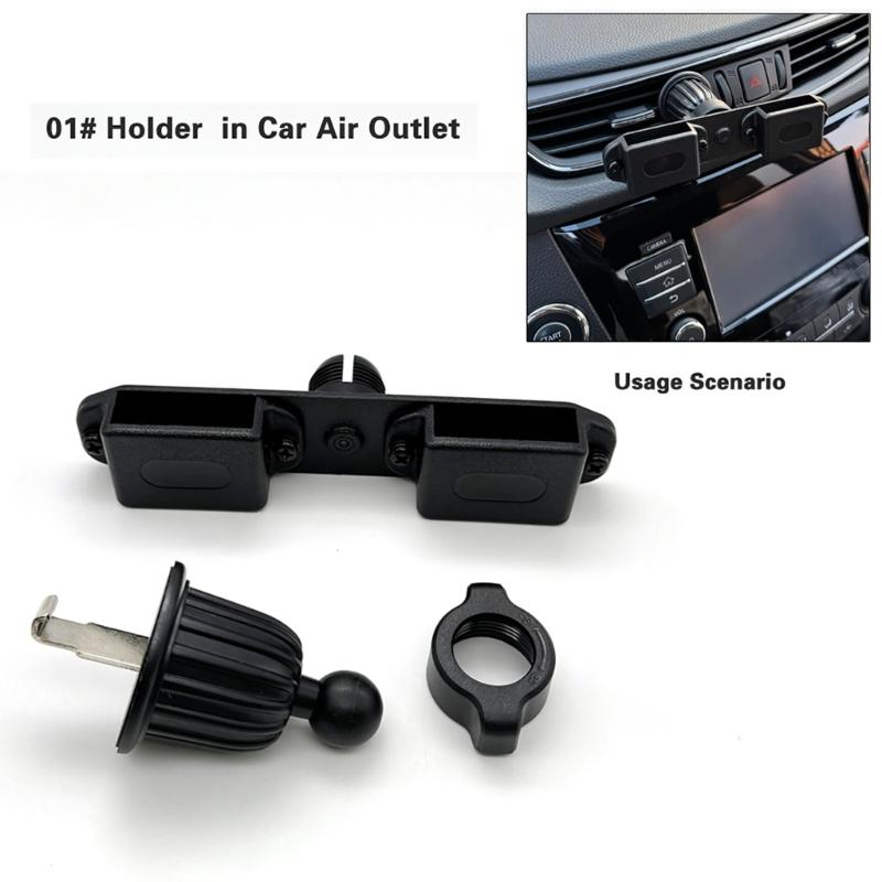 KFZ-Halterung für zwei Funkgeräte Universelle Fahrzeughalterung Halterständer Walkie-Talkies Autohalterung für Kommunikationsgeräte