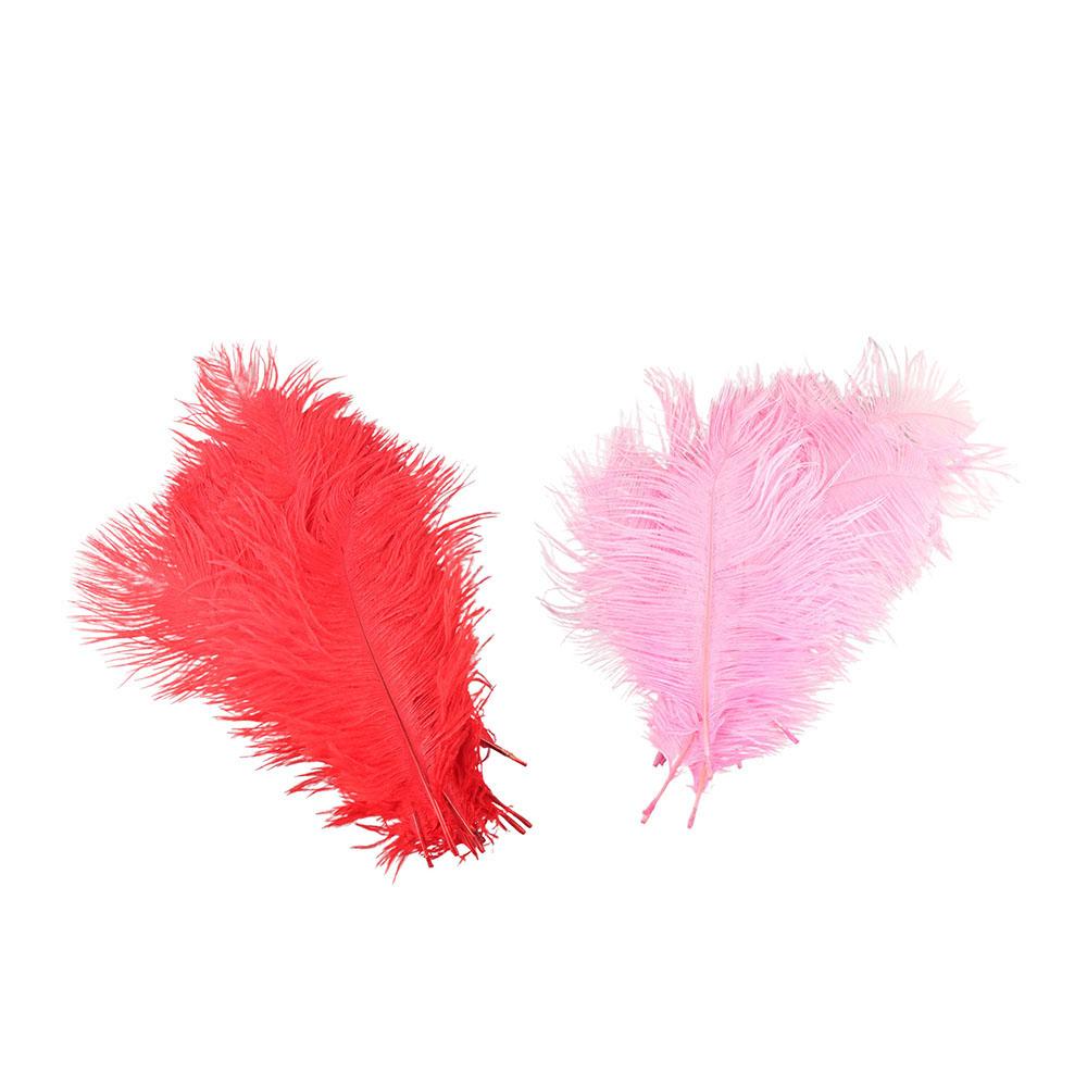 Natural Accessories Colorful Jewelry Making Clothing Decoration Home Decor Ostrich Feathers Plumas