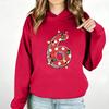 Women's Casual Fashion Outfit Sweatsuit  Printed Long Sleeved  Casual Hooded Sweatshirt