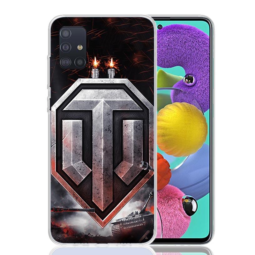 World of Tanks Phone Case For Samsung Galaxy A52 A32 A22 A12 A02S A50S A30S A51 A31 AA71 Note 20 Ultra 10 S10 Plus Galaxy A52 A4