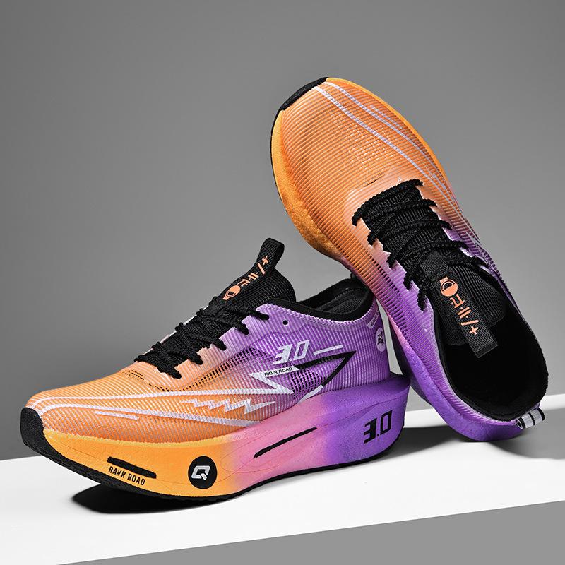 Primary and secondary school students carbon board running shoes professional competitive sports shoes physical education class lightweight