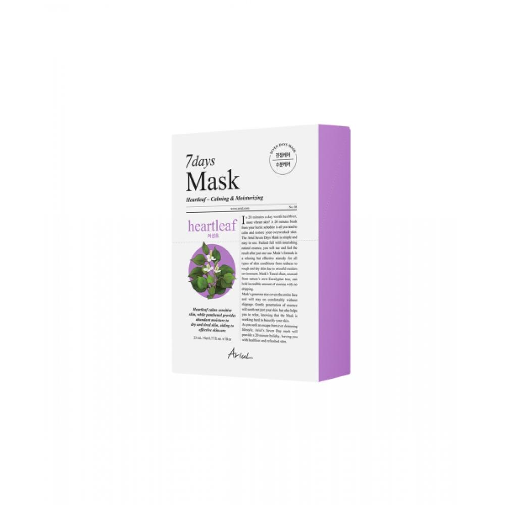 

Ariul Seven Days Mask Houttuynia Cordata M 10 Sheets (ARSD246) J Seongcho 10 sheets