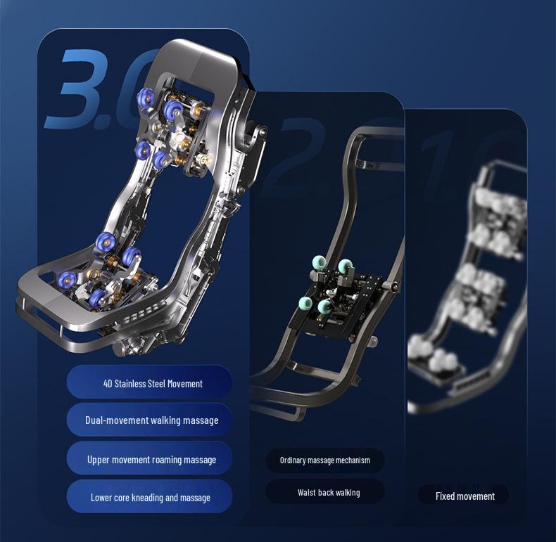 Luxury Dual Core Zero Gravity Massage Chair for Home Use