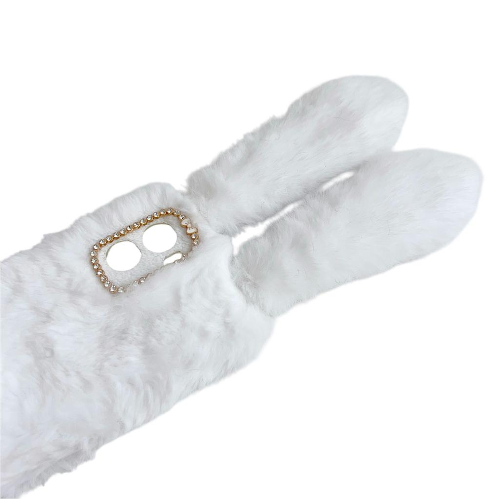 For HMD Fusion 5G Case Plush Cute Bunny Winter Fluffy TPU Phone Cover