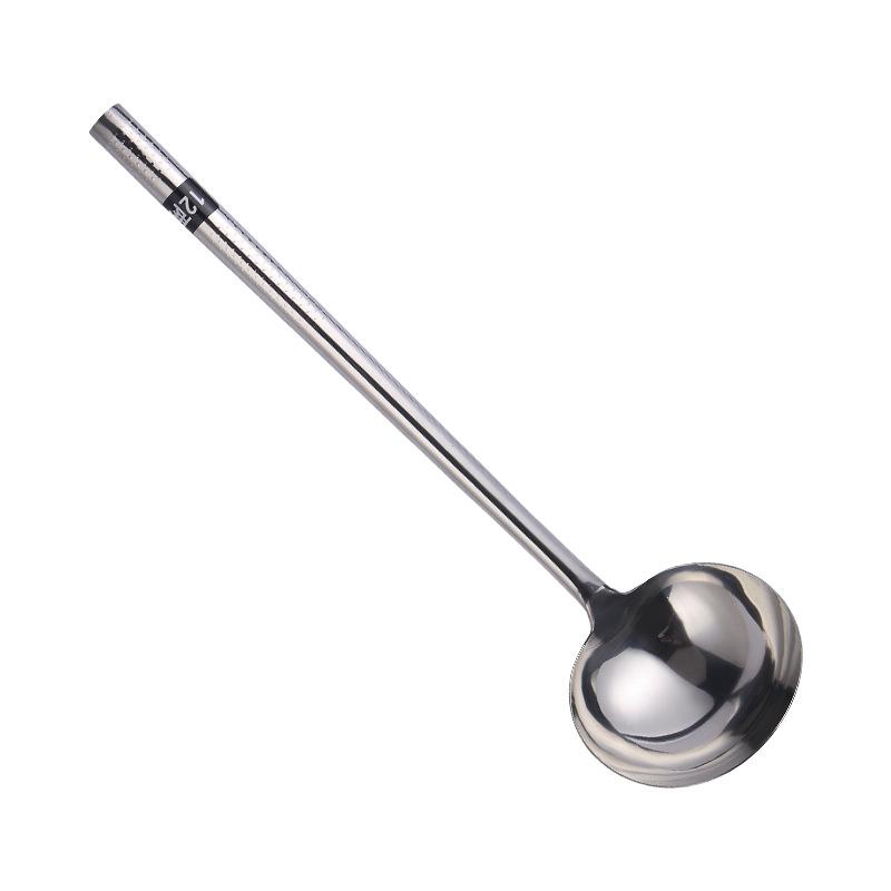 Stainless Steel Long-handled Large Chef's Wok, Thickened Strainer, Spatula, Rice Spoon, Special Serving Spoon for Canteens