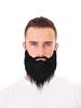 Realistic Big Fake Beard For Men - Long Black, Comfortable, Natural Look, Perfect For Halloween Christmas Party & Themed Events