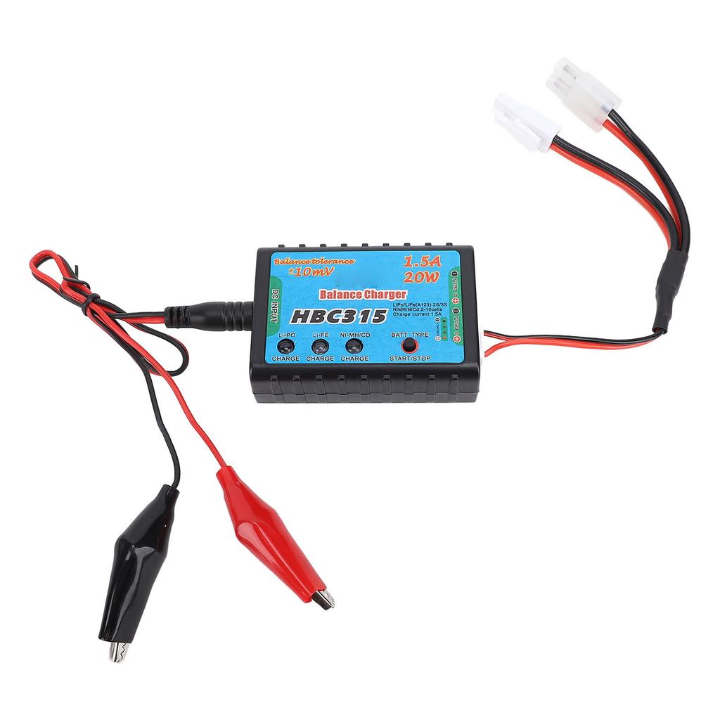 Balance Charger 20W 2?10S NiMH Energy Efficient Portable Lithium Battery Balance Charger
