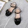 Girls' Fashion Sandals: Summer Princess-Style High-Heeled Shoes for Kids