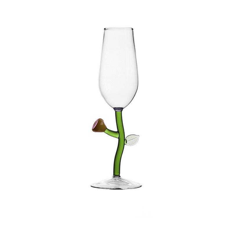 Pflanzenkelch Kristallglas Kreativ Hochzeitsfeier Glaswaren Weinprobe Gläser Blume KLASSISCH BURGUNDY Bordeaux Champagnerkelch