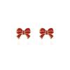 Christmas Santa Snowflake Earrings Cane Candy Bells Elk Earrings Christmas Hat Earrings