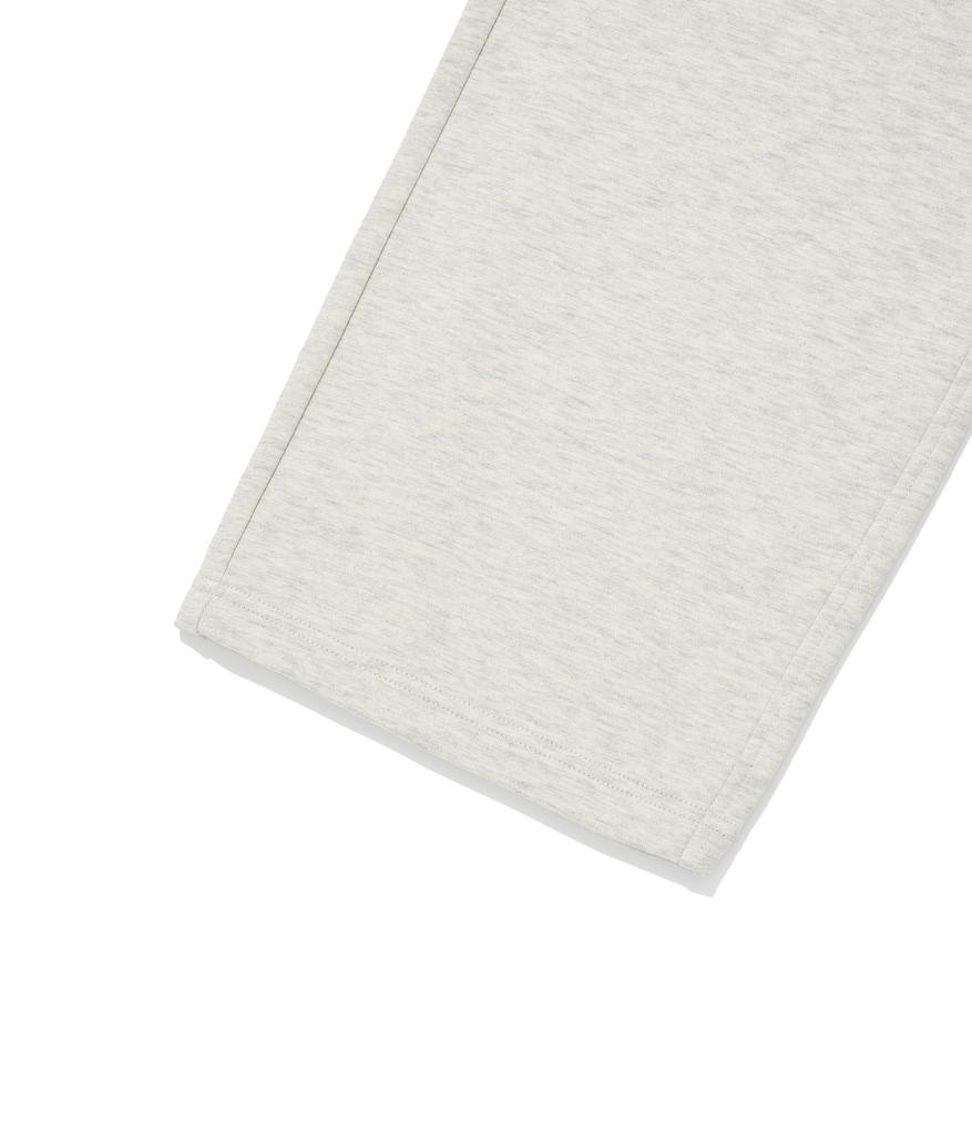 COVERNAT One-Pleat Semi-Wide Fit Fleece-Lined Sweatpants Oatmeal