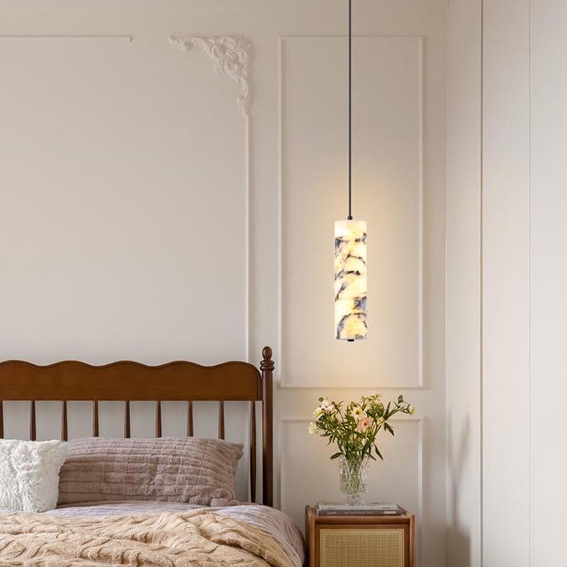 Lux Stone Headboard Ambient Pendant Light for Modern Spaces