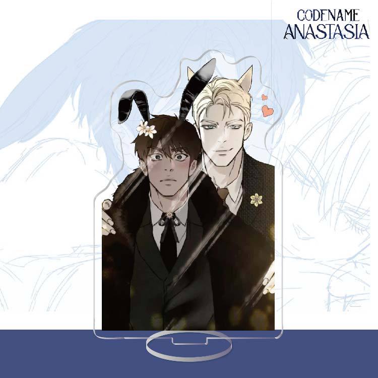 Akrylowy stojak z postacią z anime Koreańska manga Kod nazwy Anastasia Wysokiej rozdzielczości ozdoba na biurko
