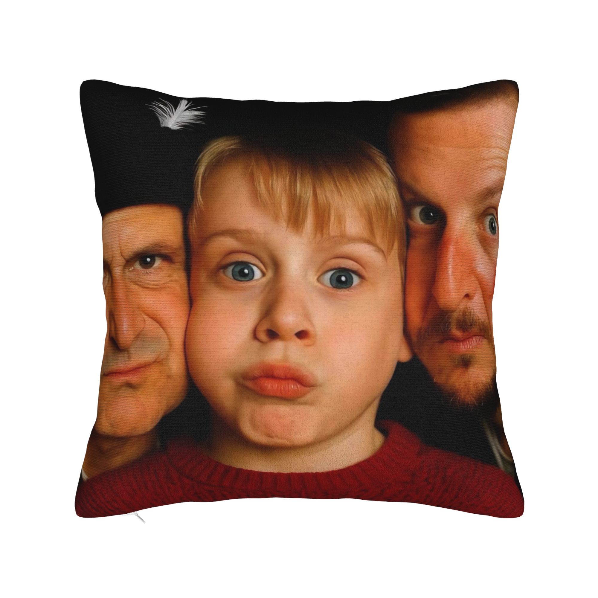 

Home Alone Christmas Comedy Film Pillow Cover Merch Soft Cushion Cover Decorative Pillow Case Cover Bedroom Multi Size 18x18Inch