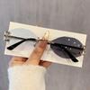 Geometric Square Sunglasses With Metal Frame Uv400 For Fashion Casual Outdoor Activities