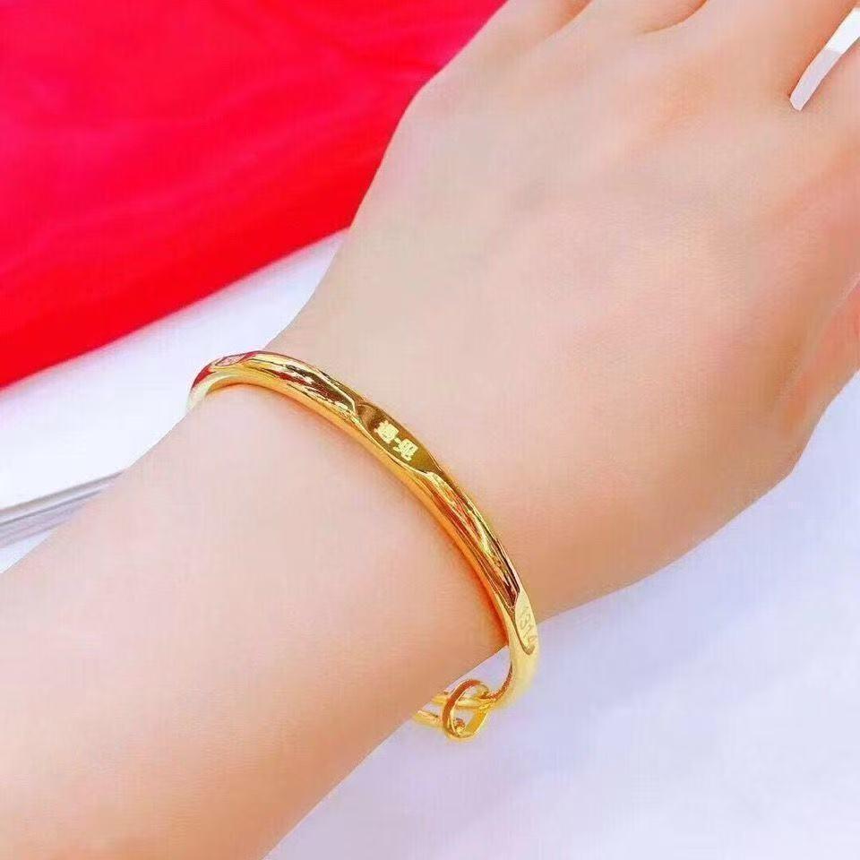 Xiaohongshu Aur Nisip 5201314 Brățară de Lux Push-Pull pentru Femei