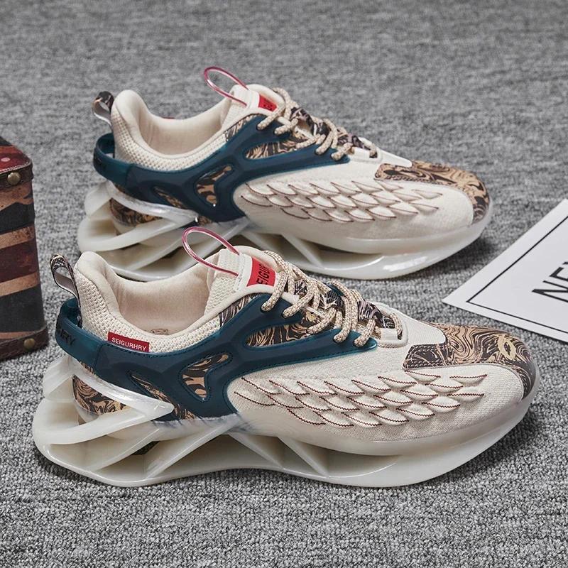 

Мужская обувь Кроссовки Мужские теннисные туфли Роскошные мужские повседневные кроссовки для бега Дышащие модные мокасины Кроссовки для мужчин 39