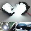 2Pcs White 6000K Canbus Led Under Side Mirror Puddle Light for Skoda Octavia MK3 MK2 5E 2012- Superb 2 II 1Z Phase 2008-