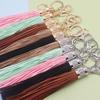 Zinc Zinc Alloy Rhinestones Pendant Hanger Bag Charm Multi-color Car Keyring  Women