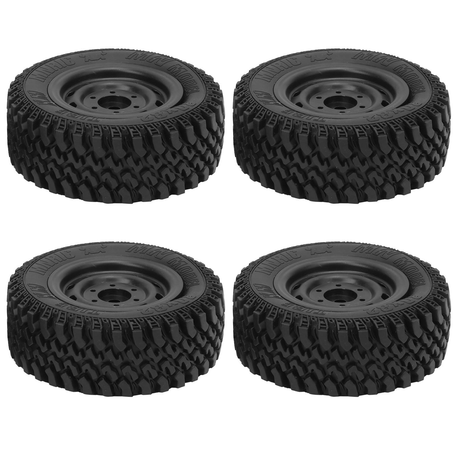 

4pcs Professional Plastic Rubber Tire RC Accessory Upgrade Parts Fit for MN86 RC Car