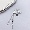 Y2K Sweet Cute Star Fringe Pendent Hair Clip Hairpin For Women Girls Punk Metal Pentagram BB Clips Barrettes Hair Accessories