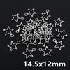 100pcs Small Star Charms Pendant Antique Silver Color Alloy Metal DIY Jewelry Making Accessories for Earrings Bracelet Necklace 1