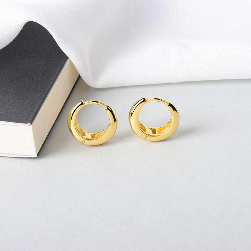 PANJBJ 925 Sterling Silver Rose Hotan Jade Earring for Women Girl Ethnic Style Versatile Temperament Jewelry Gift Dropshipping